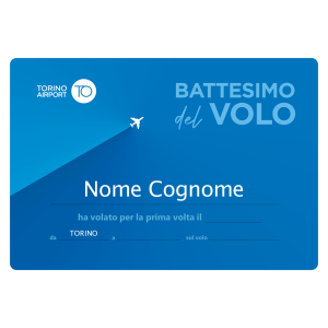 Certificato di Battesimo del Volo