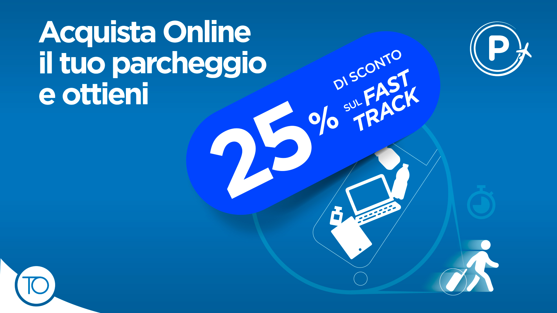 Sconto del 25% sul Fast Track se acquistato in bundle con il parcheggio