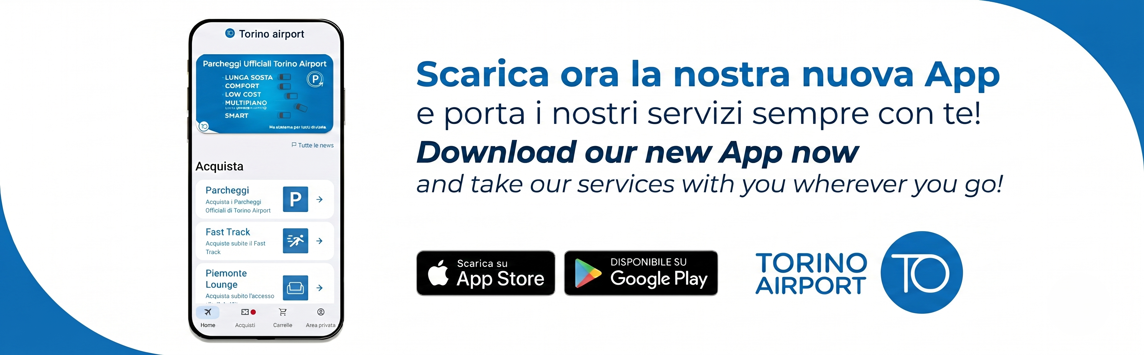 Scarica la nuova App di Torino Airport per gestire voli e servizi